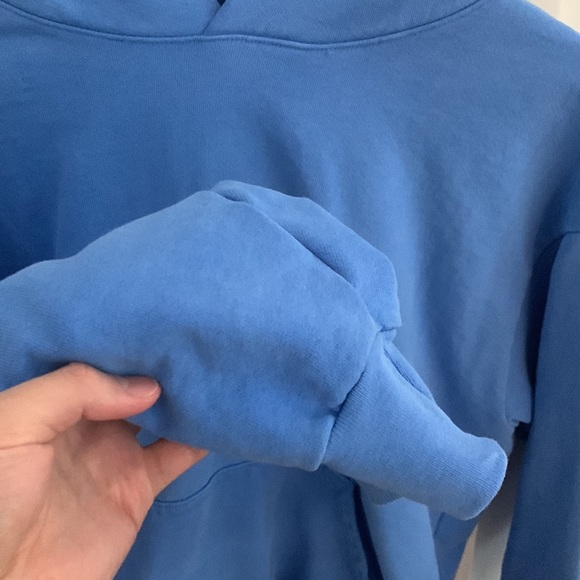 Los Angeles Apparel 14 Oz Heavy Fleece in Blue - Picture 3 of 11